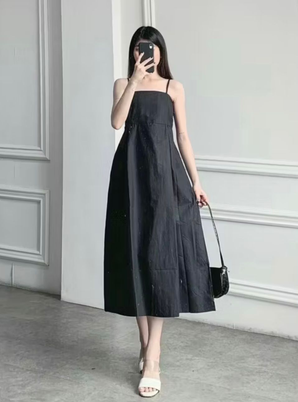 Maxi Long Dress Bodycon Wanita