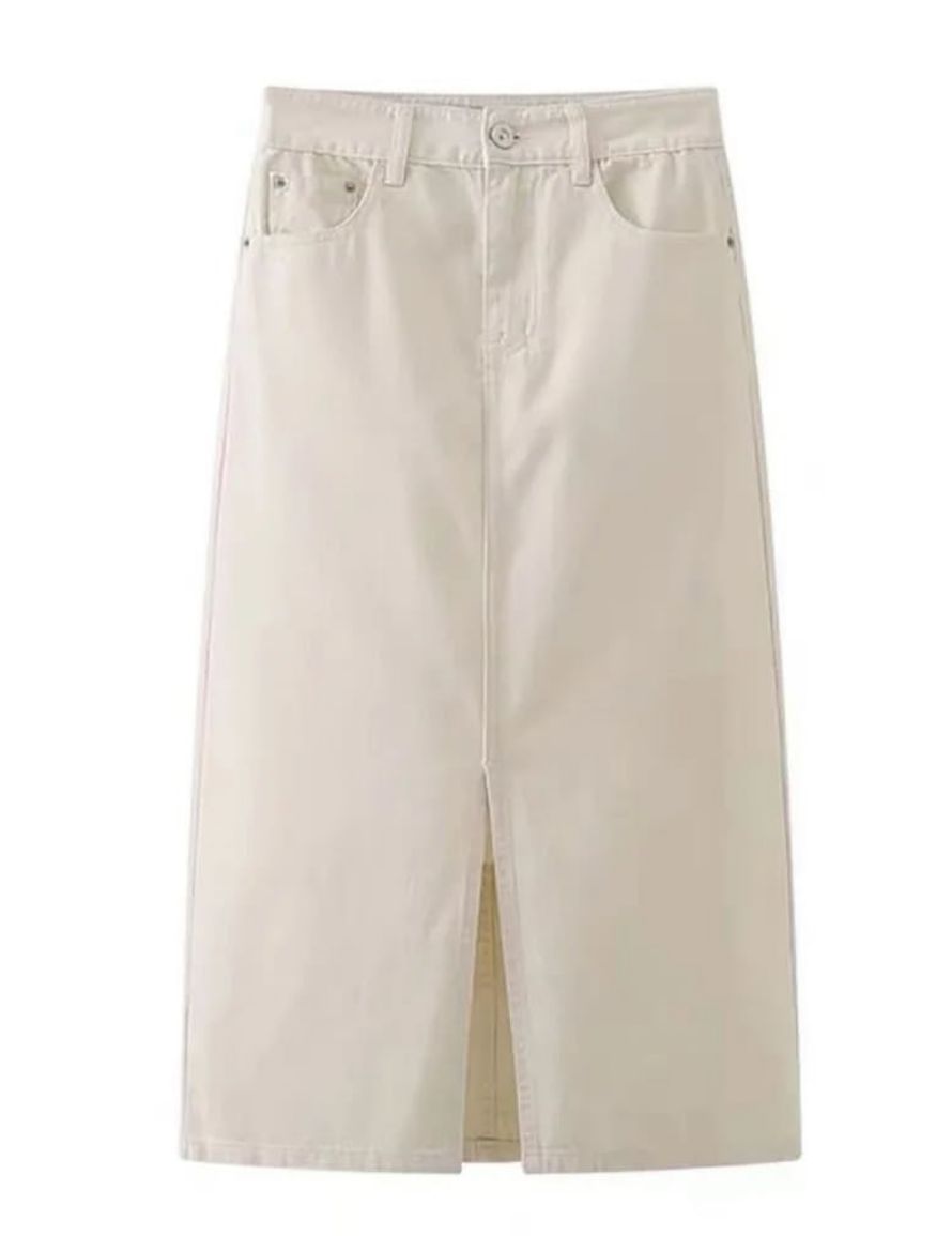 Rok Jeans Putih