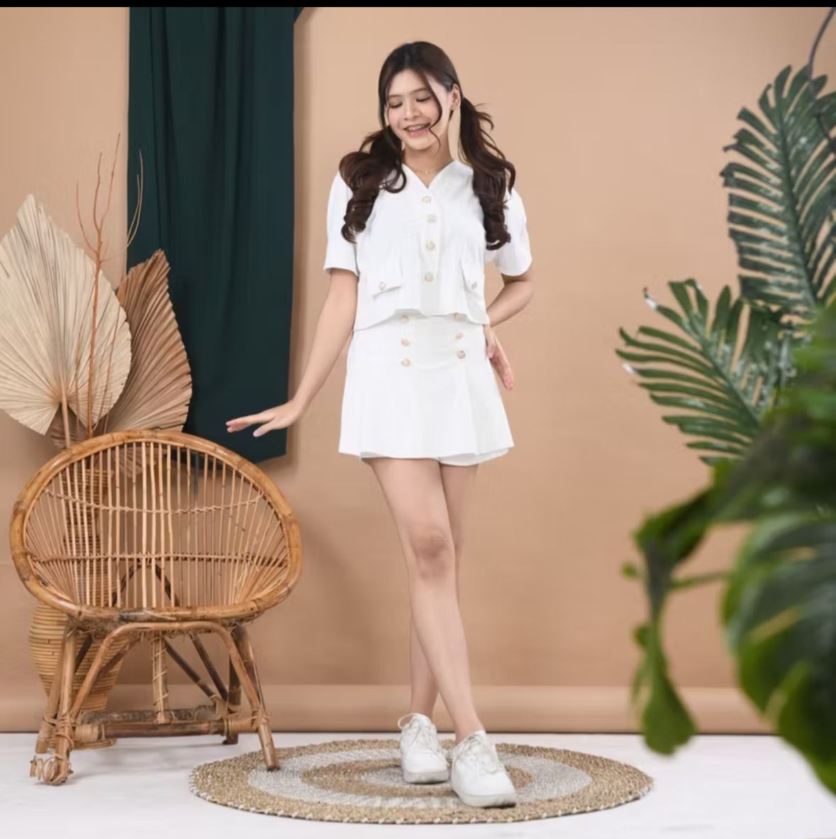 Setelan Wanita Rok Midi